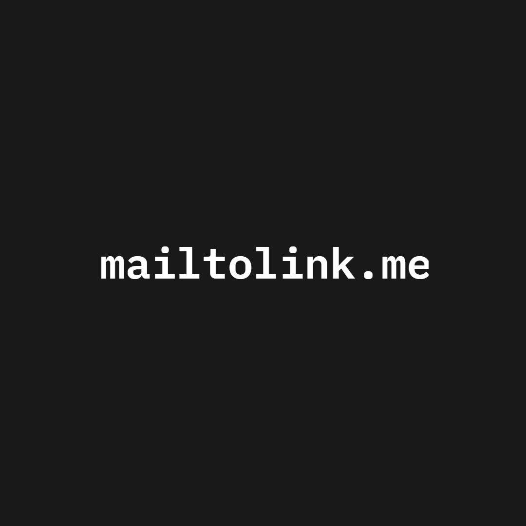 Mailto: link generator